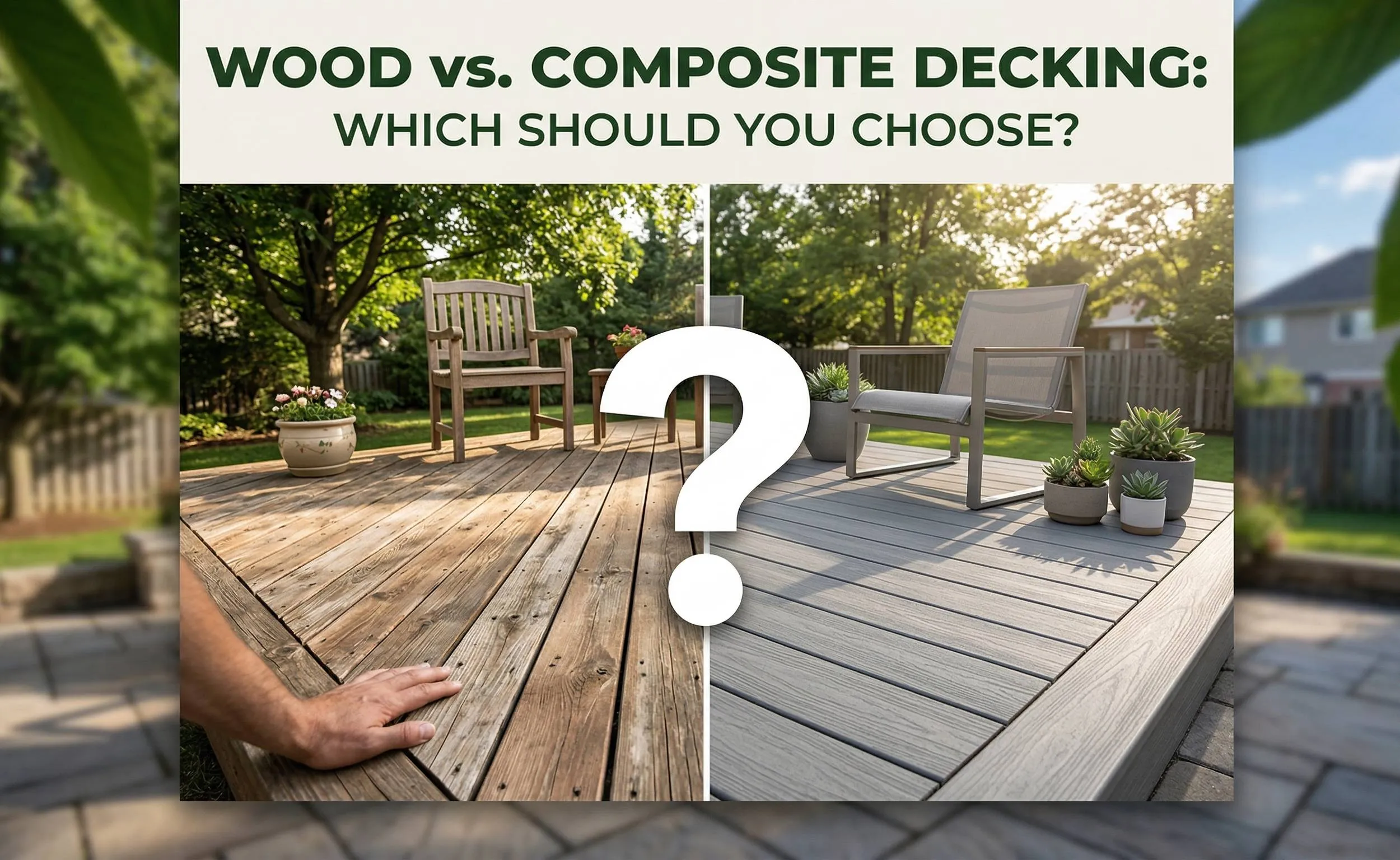 Wood vs. Composite Decking: Which Should You Choose?