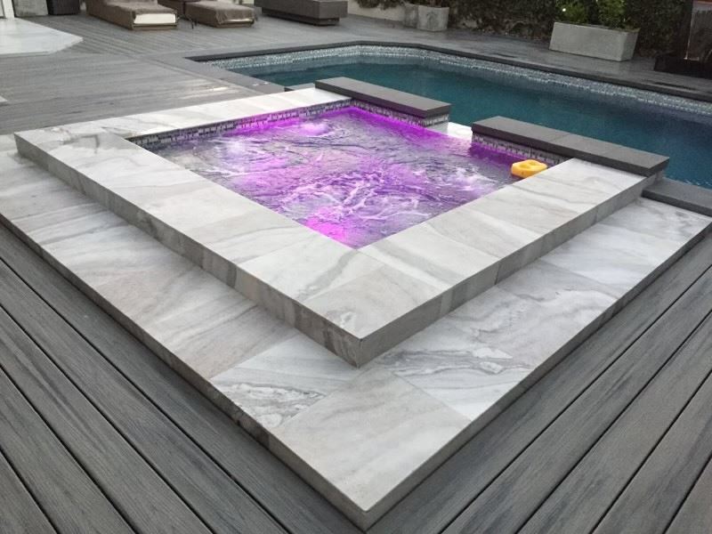 Composite deck installation in Altadena by Amerbuild