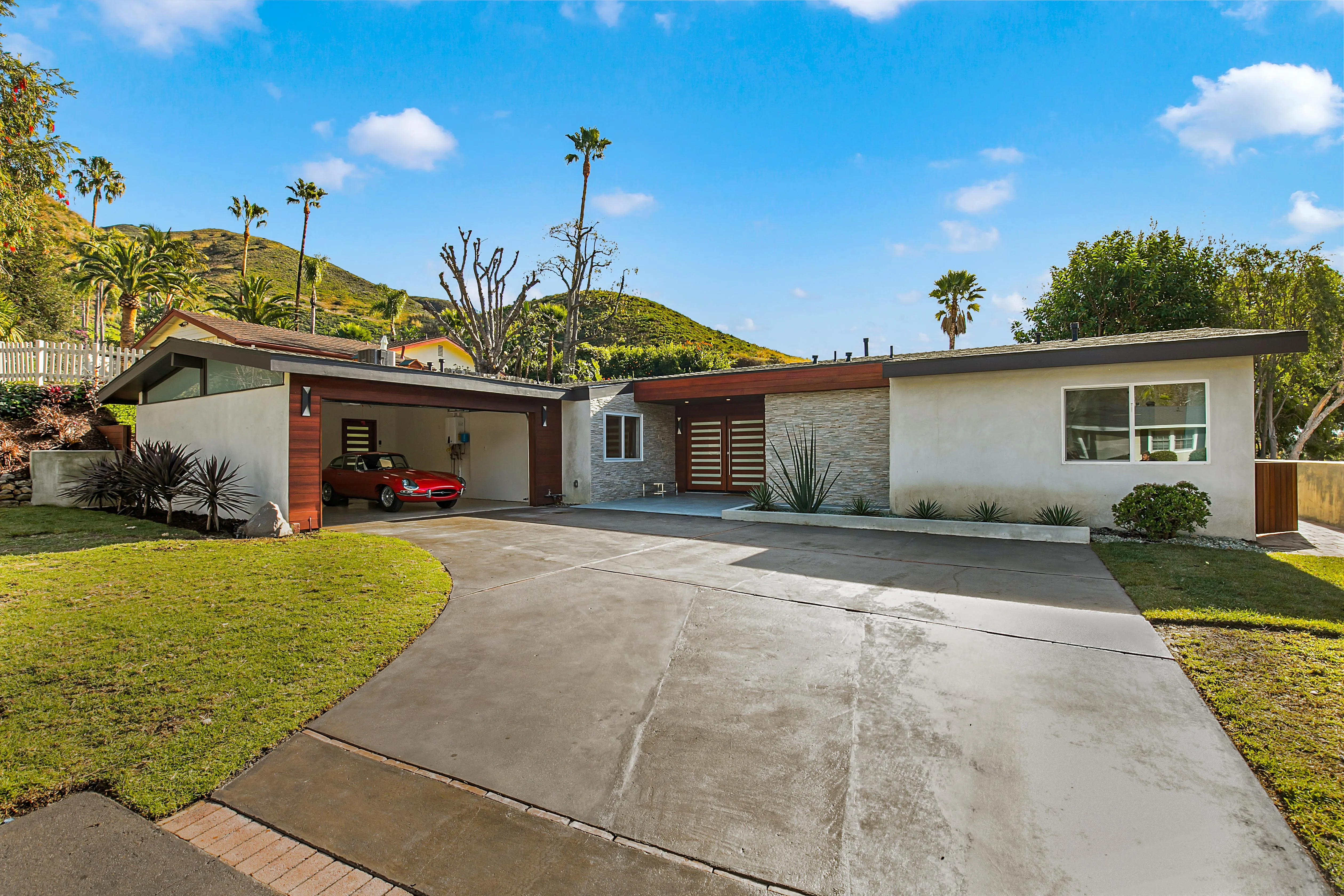 Vista Sierra Dr Malibu home and yard renovation — view 1