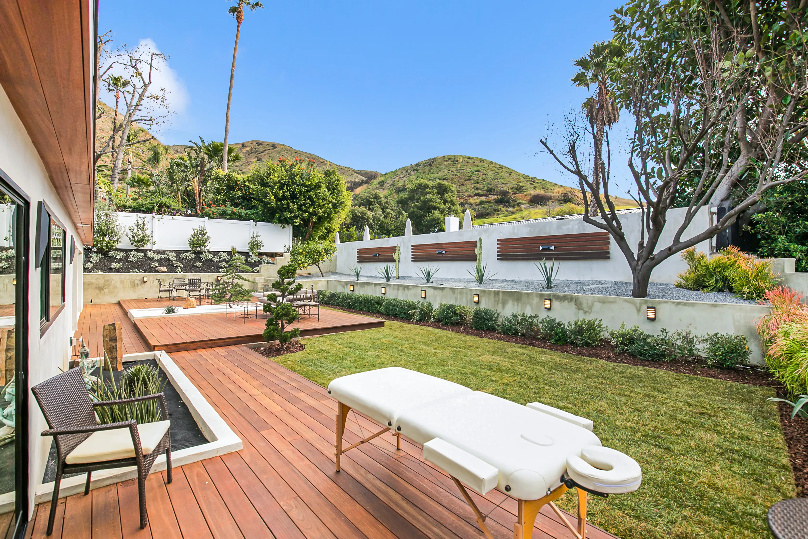 Vista Sierra Dr Malibu home and yard renovation — view 41