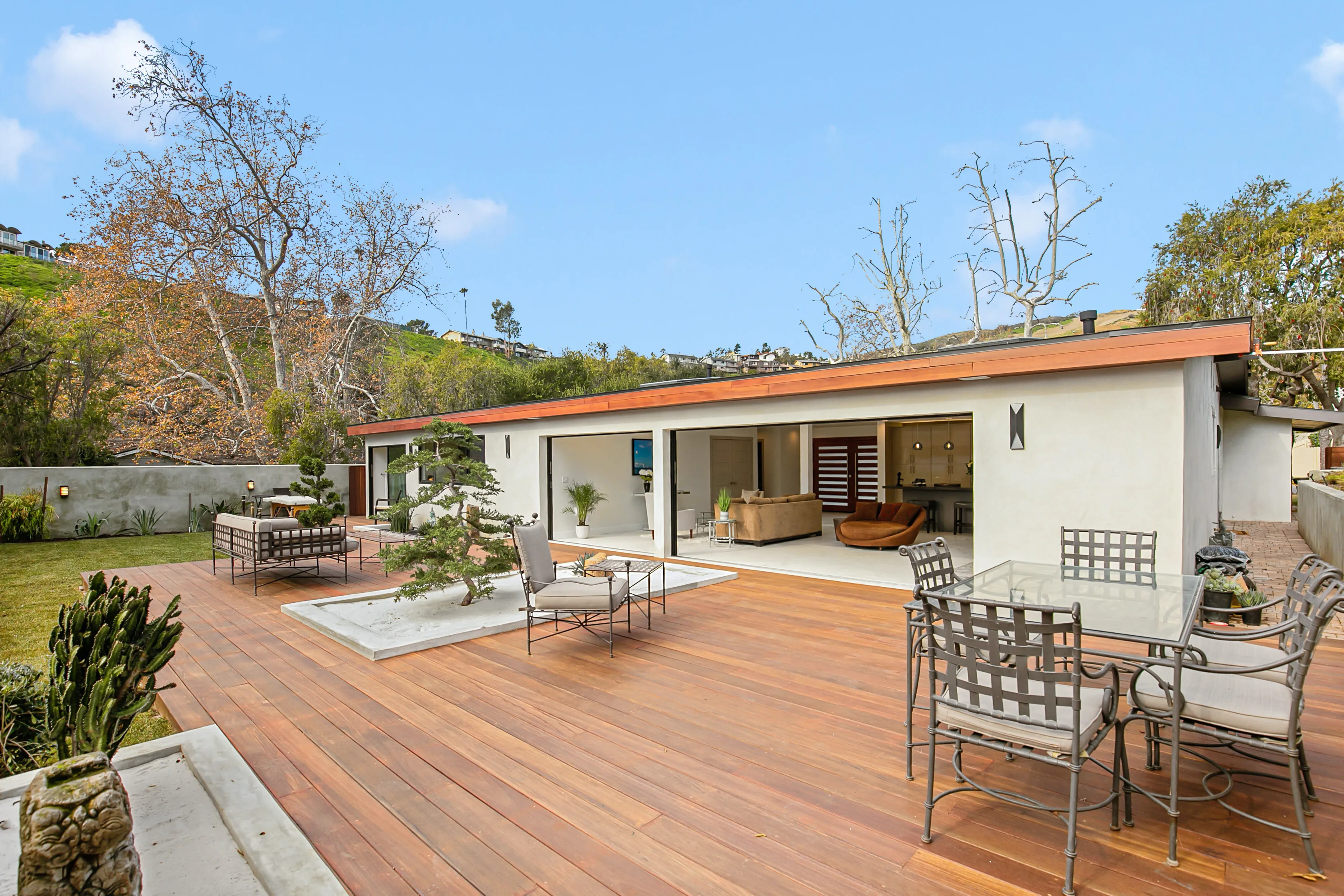 Vista Sierra Dr Malibu home and yard renovation — view 46