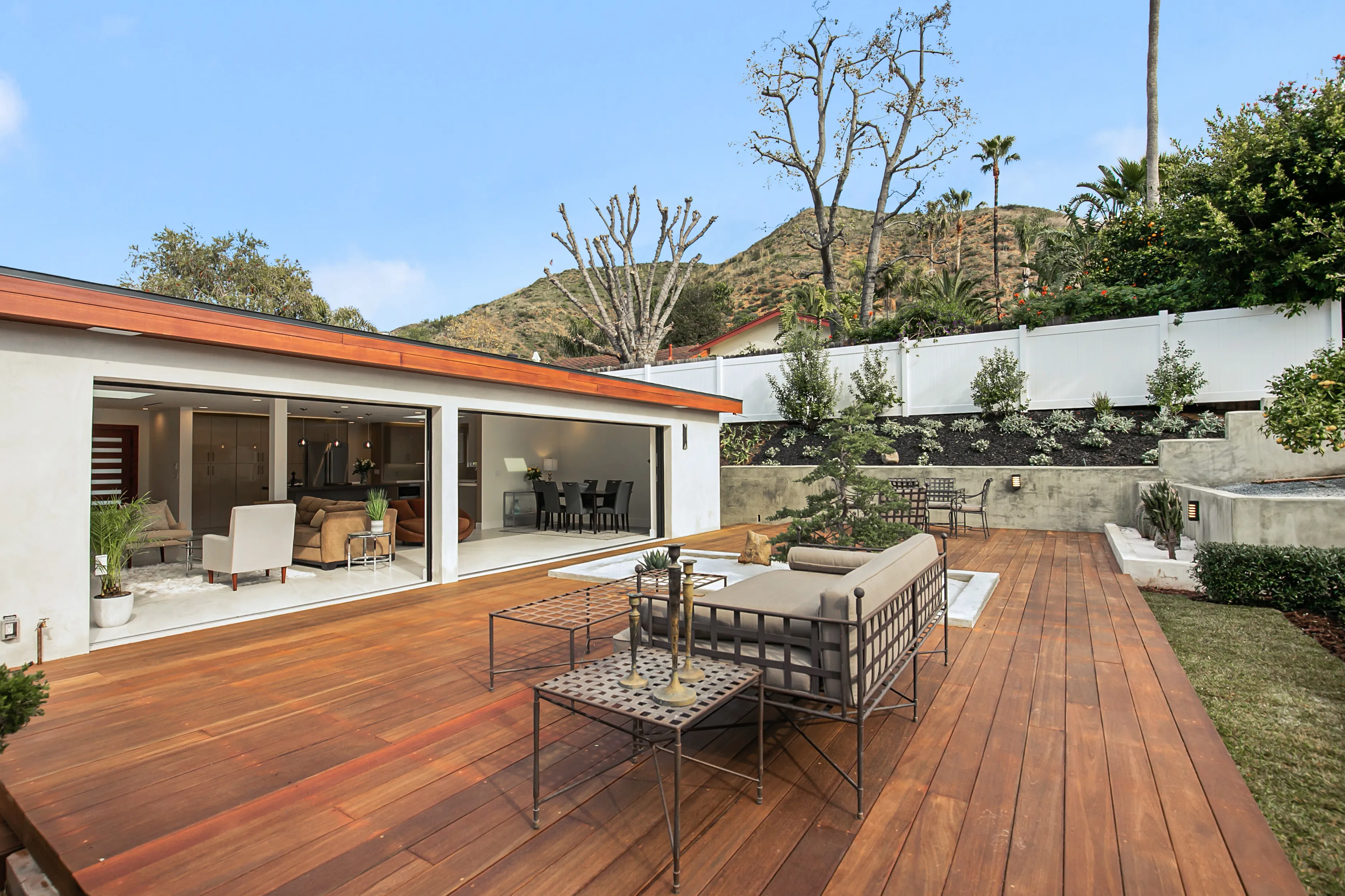 Vista Sierra Dr Malibu home and yard renovation — view 48