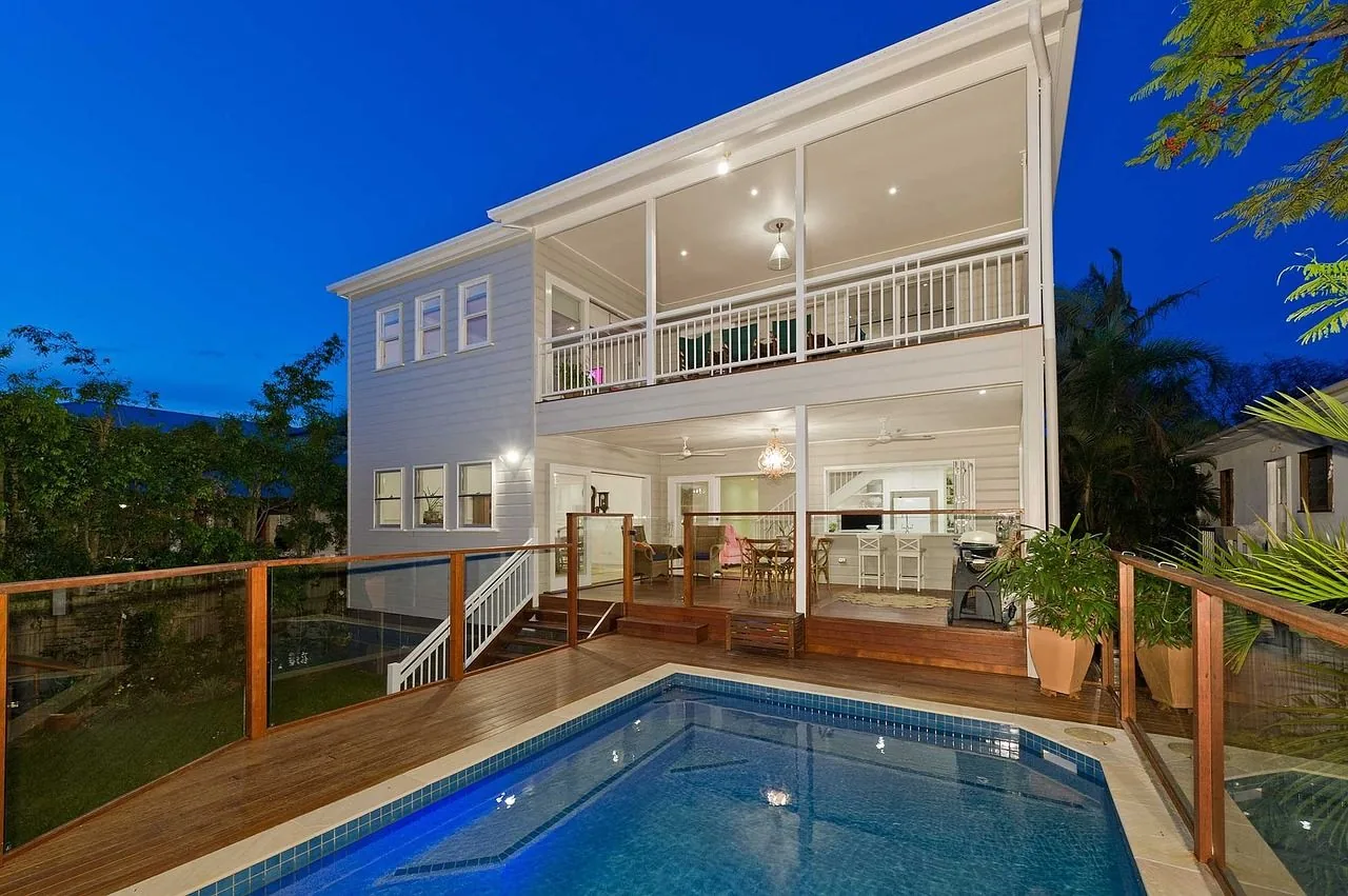 Custom deck, patio and pool project in Pacific Palisades by Amerbuild